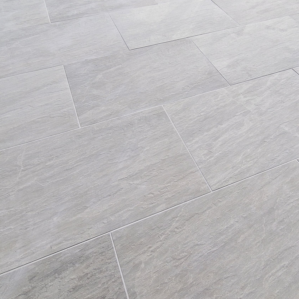 Kandla Grey Porcelain Tiles - Devonshire Paving